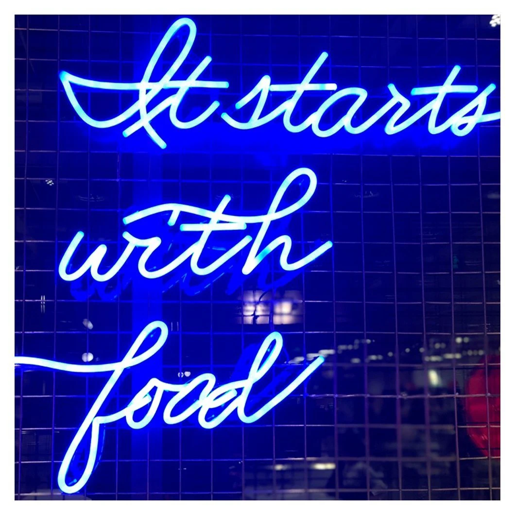 Personalized LED Neon Sign Flexible Shopping Mall Neon Lights Billboard Acrylic Neon Light Sign for Storefront