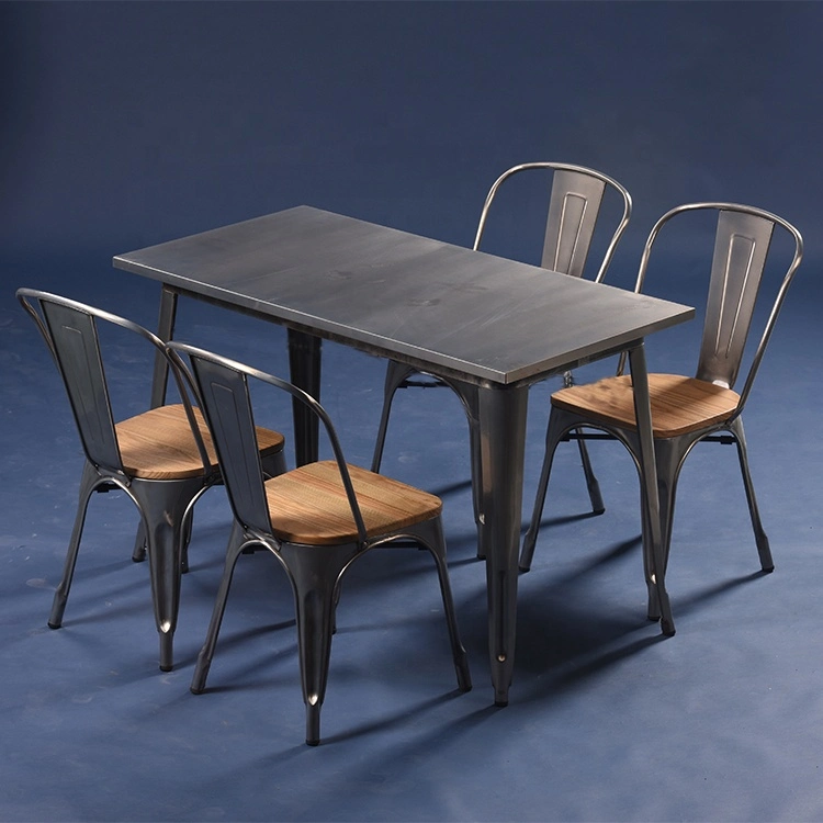 Restaurant Coffee Tables and Chairs, Metal Bar Chairs Set