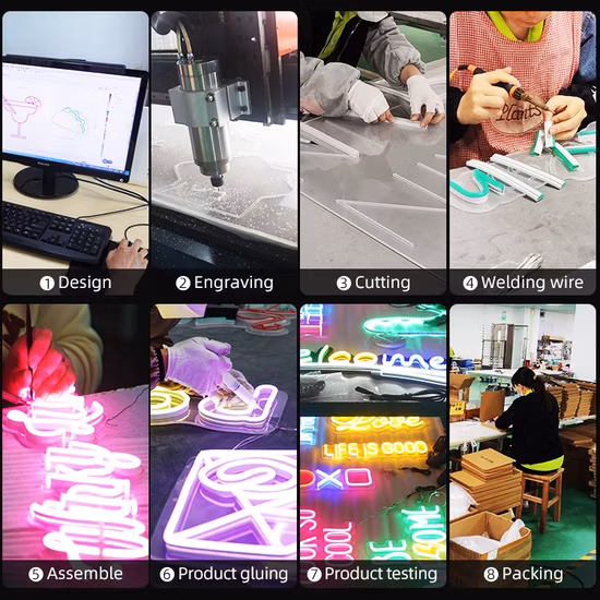 パーソナライズされた結婚式/誕生日パーティーのライトサイン パーソナライズされたネオンサイン